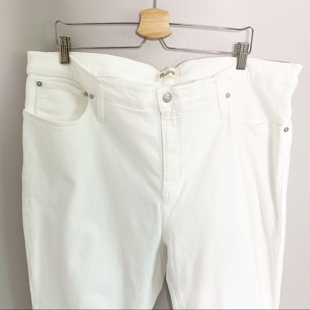 Madewell Tall Cali Demi-Boot Jeans in Pure White - Picture 5 of 11